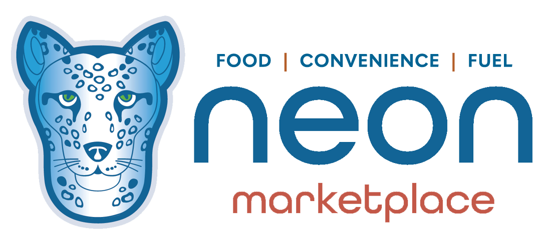 Neon Marketplace Logo - Food, Convenience, Fuel